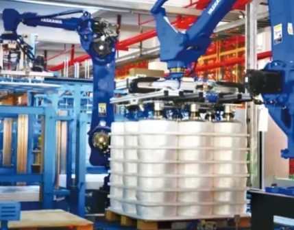 智能提升机在涤纶工业丝生产车间中的应用