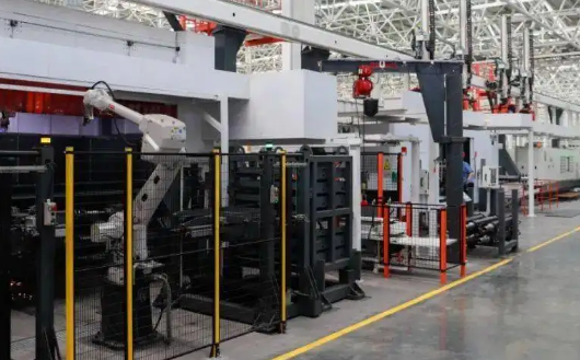 恭喜某钢筋加工厂使用智能起重机用于智能生产线