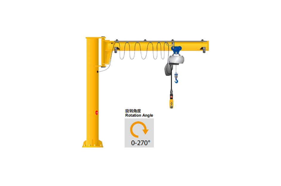 盐城冠航定柱式旋臂起重机